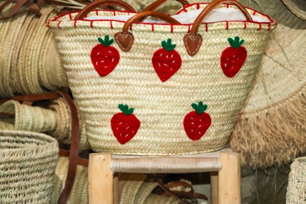 Cabas "Douceur Fraise"